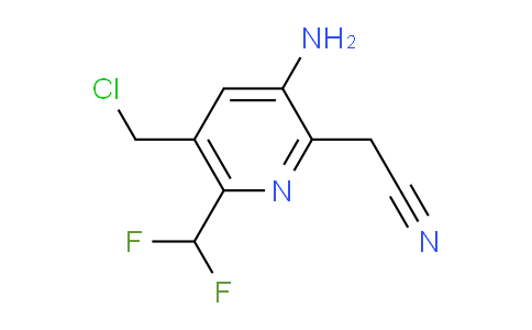 AM129876 | 1805230-34-5 | 3-Amino-5-(chloromethyl)-6-(difluoromethyl)pyridine-2-acetonitrile