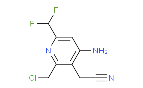 AM129878 | 1804462-23-4 | 4-Amino-2-(chloromethyl)-6-(difluoromethyl)pyridine-3-acetonitrile