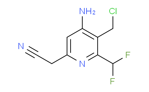 AM129880 | 1806838-78-7 | 4-Amino-3-(chloromethyl)-2-(difluoromethyl)pyridine-6-acetonitrile