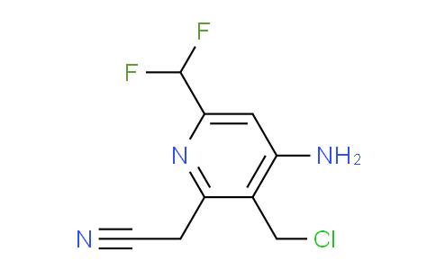 AM129882 | 1805332-95-9 | 4-Amino-3-(chloromethyl)-6-(difluoromethyl)pyridine-2-acetonitrile