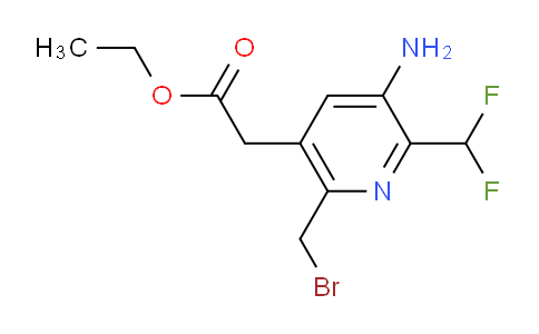 AM129903 | 1805158-51-3 | Ethyl 3-amino-6-(bromomethyl)-2-(difluoromethyl)pyridine-5-acetate
