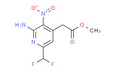AM129940 | 1804687-13-5 | Methyl 2-amino-6-(difluoromethyl)-3-nitropyridine-4-acetate