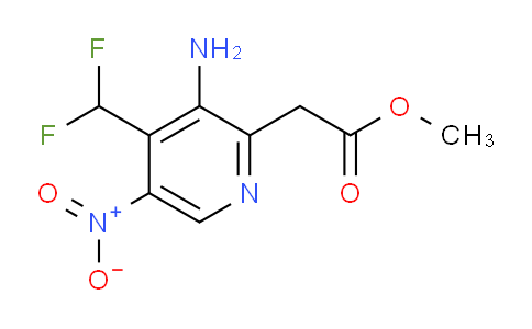AM129945 | 1806797-67-0 | Methyl 3-amino-4-(difluoromethyl)-5-nitropyridine-2-acetate