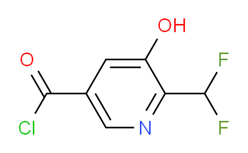AM12995 | 1804486-84-7 | 2-(Difluoromethyl)-3-hydroxypyridine-5-carbonyl chloride