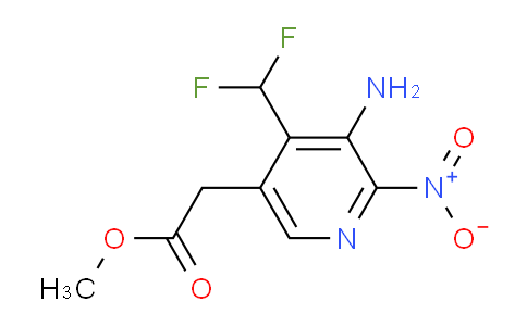 AM129952 | 1805356-34-6 | Methyl 3-amino-4-(difluoromethyl)-2-nitropyridine-5-acetate