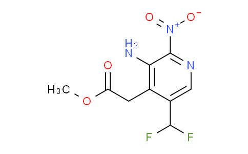 AM129959 | 1805149-84-1 | Methyl 3-amino-5-(difluoromethyl)-2-nitropyridine-4-acetate