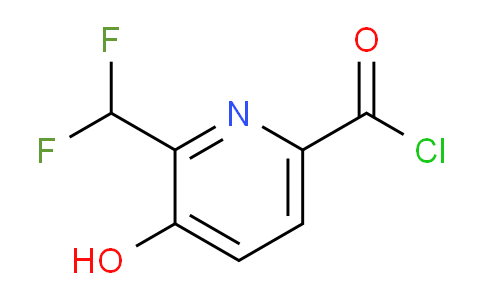 AM12996 | 1805276-91-8 | 2-(Difluoromethyl)-3-hydroxypyridine-6-carbonyl chloride