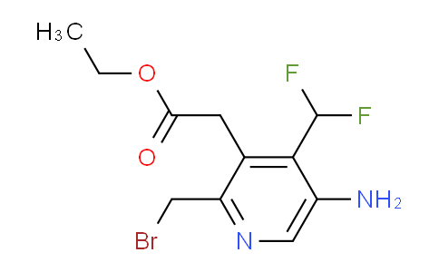 AM129960 | 1806797-47-6 | Ethyl 5-amino-2-(bromomethyl)-4-(difluoromethyl)pyridine-3-acetate