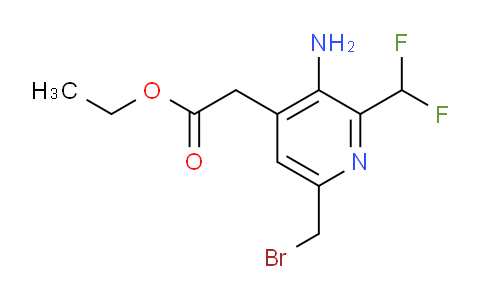 AM129962 | 1804721-35-4 | Ethyl 3-amino-6-(bromomethyl)-2-(difluoromethyl)pyridine-4-acetate