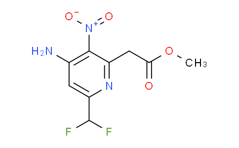 Methyl 4-amino-6-(difluoromethyl)-3-nitropyridine-2-acetate