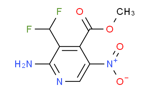 Methyl 2-amino-3-(difluoromethyl)-5-nitropyridine-4-carboxylate