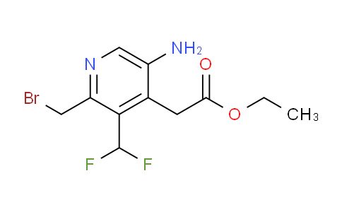 AM129977 | 1805228-99-2 | Ethyl 5-amino-2-(bromomethyl)-3-(difluoromethyl)pyridine-4-acetate