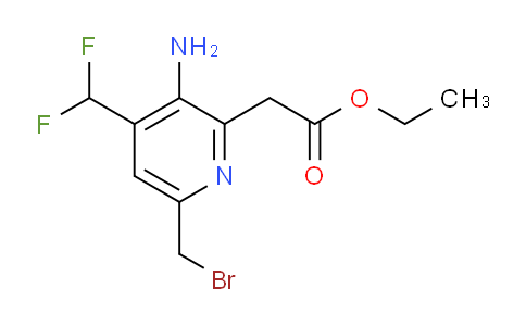 AM129980 | 1806797-53-4 | Ethyl 3-amino-6-(bromomethyl)-4-(difluoromethyl)pyridine-2-acetate