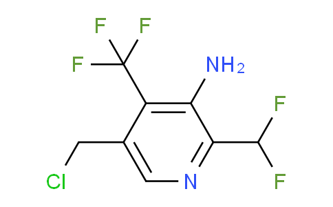 AM130003 | 1805339-18-7 | 3-Amino-5-(chloromethyl)-2-(difluoromethyl)-4-(trifluoromethyl)pyridine