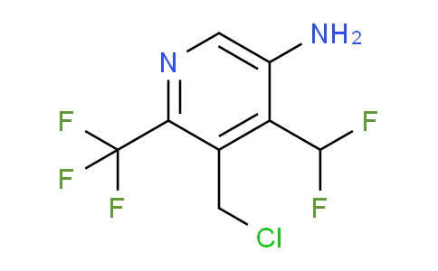 AM130006 | 1805339-19-8 | 5-Amino-3-(chloromethyl)-4-(difluoromethyl)-2-(trifluoromethyl)pyridine