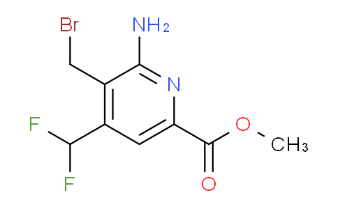 Methyl 2-amino-3-(bromomethyl)-4-(difluoromethyl)pyridine-6-carboxylate