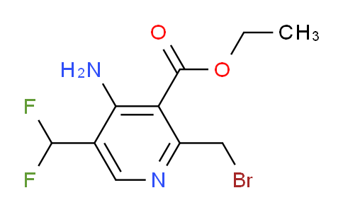 Ethyl 4-amino-2-(bromomethyl)-5-(difluoromethyl)pyridine-3-carboxylate