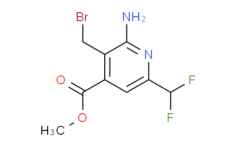 AM130048 | 1806017-93-5 | Methyl 2-amino-3-(bromomethyl)-6-(difluoromethyl)pyridine-4-carboxylate