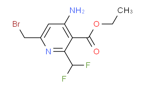 AM130051 | 1805347-76-5 | Ethyl 4-amino-6-(bromomethyl)-2-(difluoromethyl)pyridine-3-carboxylate
