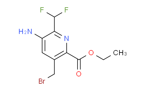 AM130052 | 1806800-79-2 | Ethyl 3-amino-5-(bromomethyl)-2-(difluoromethyl)pyridine-6-carboxylate