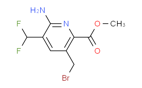 AM130053 | 1804725-43-6 | Methyl 2-amino-5-(bromomethyl)-3-(difluoromethyl)pyridine-6-carboxylate
