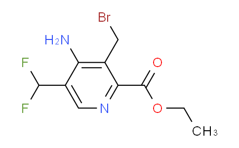 AM130054 | 1806800-82-7 | Ethyl 4-amino-3-(bromomethyl)-5-(difluoromethyl)pyridine-2-carboxylate