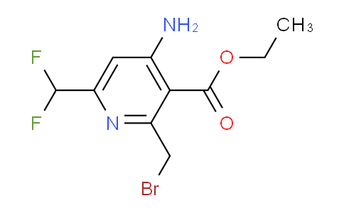 AM130055 | 1805338-76-4 | Ethyl 4-amino-2-(bromomethyl)-6-(difluoromethyl)pyridine-3-carboxylate