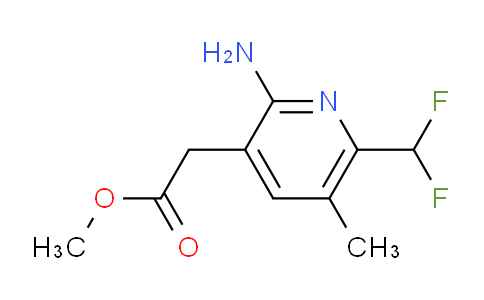 AM130062 | 1806826-86-7 | Methyl 2-amino-6-(difluoromethyl)-5-methylpyridine-3-acetate