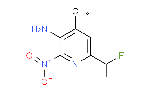 AM130068 | 1804686-40-5 | 3-Amino-6-(difluoromethyl)-4-methyl-2-nitropyridine