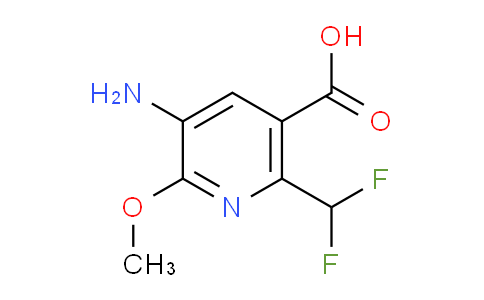 AM130088 | 1805983-46-3 | 3-Amino-6-(difluoromethyl)-2-methoxypyridine-5-carboxylic acid