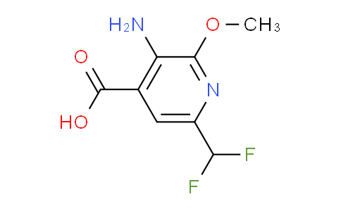 AM130095 | 1806918-31-9 | 3-Amino-6-(difluoromethyl)-2-methoxypyridine-4-carboxylic acid