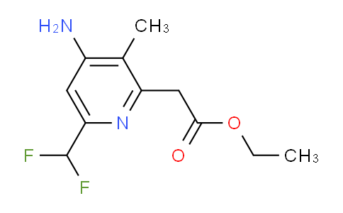 AM130099 | 1806827-66-6 | Ethyl 4-amino-6-(difluoromethyl)-3-methylpyridine-2-acetate
