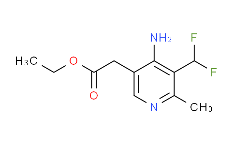 AM130102 | 1806901-76-7 | Ethyl 4-amino-3-(difluoromethyl)-2-methylpyridine-5-acetate