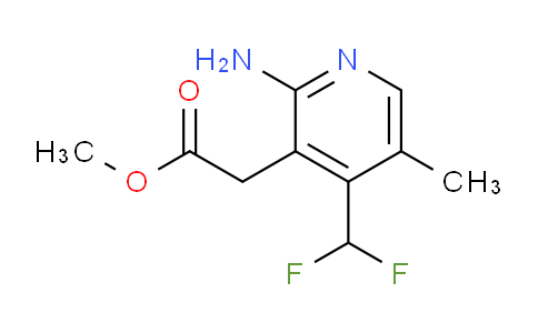 AM130103 | 1806796-00-8 | Methyl 2-amino-4-(difluoromethyl)-5-methylpyridine-3-acetate