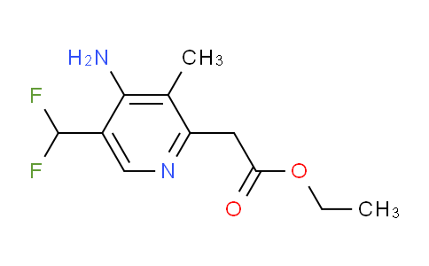 AM130104 | 1805143-24-1 | Ethyl 4-amino-5-(difluoromethyl)-3-methylpyridine-2-acetate
