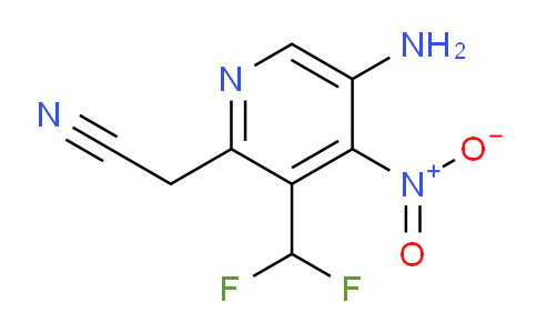 AM130110 | 1805367-51-4 | 5-Amino-3-(difluoromethyl)-4-nitropyridine-2-acetonitrile