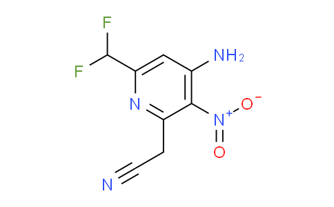 AM130112 | 1806902-59-9 | 4-Amino-6-(difluoromethyl)-3-nitropyridine-2-acetonitrile