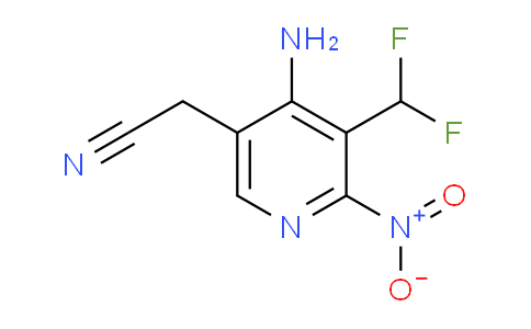 AM130114 | 1804370-34-0 | 4-Amino-3-(difluoromethyl)-2-nitropyridine-5-acetonitrile