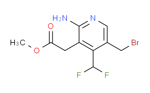 AM130126 | 1806817-21-9 | Methyl 2-amino-5-(bromomethyl)-4-(difluoromethyl)pyridine-3-acetate