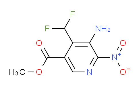 AM130128 | 1805147-35-6 | Methyl 3-amino-4-(difluoromethyl)-2-nitropyridine-5-carboxylate