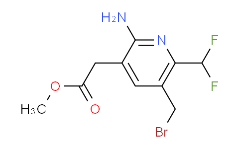 AM130130 | 1806801-44-4 | Methyl 2-amino-5-(bromomethyl)-6-(difluoromethyl)pyridine-3-acetate