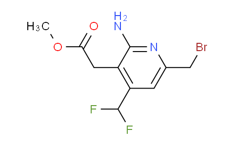 AM130133 | 1806801-50-2 | Methyl 2-amino-6-(bromomethyl)-4-(difluoromethyl)pyridine-3-acetate