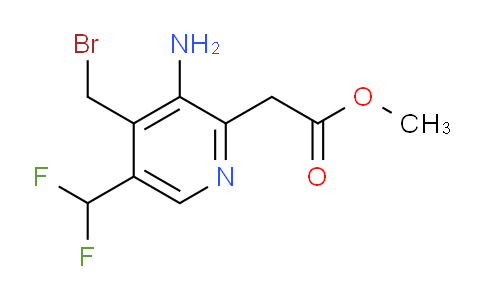 AM130142 | 1806019-73-7 | Methyl 3-amino-4-(bromomethyl)-5-(difluoromethyl)pyridine-2-acetate