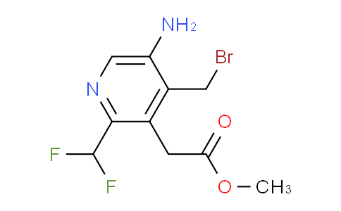 AM130144 | 1805376-89-9 | Methyl 5-amino-4-(bromomethyl)-2-(difluoromethyl)pyridine-3-acetate