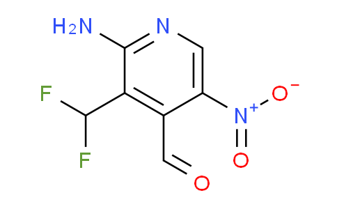 2-Amino-3-(difluoromethyl)-5-nitropyridine-4-carboxaldehyde