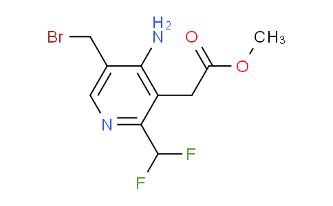 AM130157 | 1805348-66-6 | Methyl 4-amino-5-(bromomethyl)-2-(difluoromethyl)pyridine-3-acetate