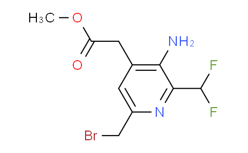 AM130162 | 1805332-41-5 | Methyl 3-amino-6-(bromomethyl)-2-(difluoromethyl)pyridine-4-acetate