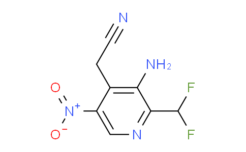 AM130178 | 1805991-26-7 | 3-Amino-2-(difluoromethyl)-5-nitropyridine-4-acetonitrile