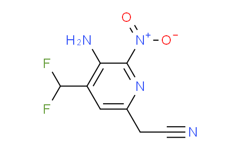 AM130182 | 1805013-31-3 | 3-Amino-4-(difluoromethyl)-2-nitropyridine-6-acetonitrile