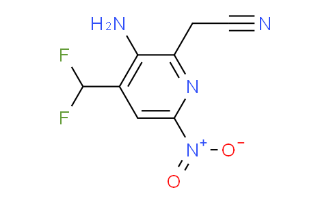 AM130184 | 1806830-94-3 | 3-Amino-4-(difluoromethyl)-6-nitropyridine-2-acetonitrile